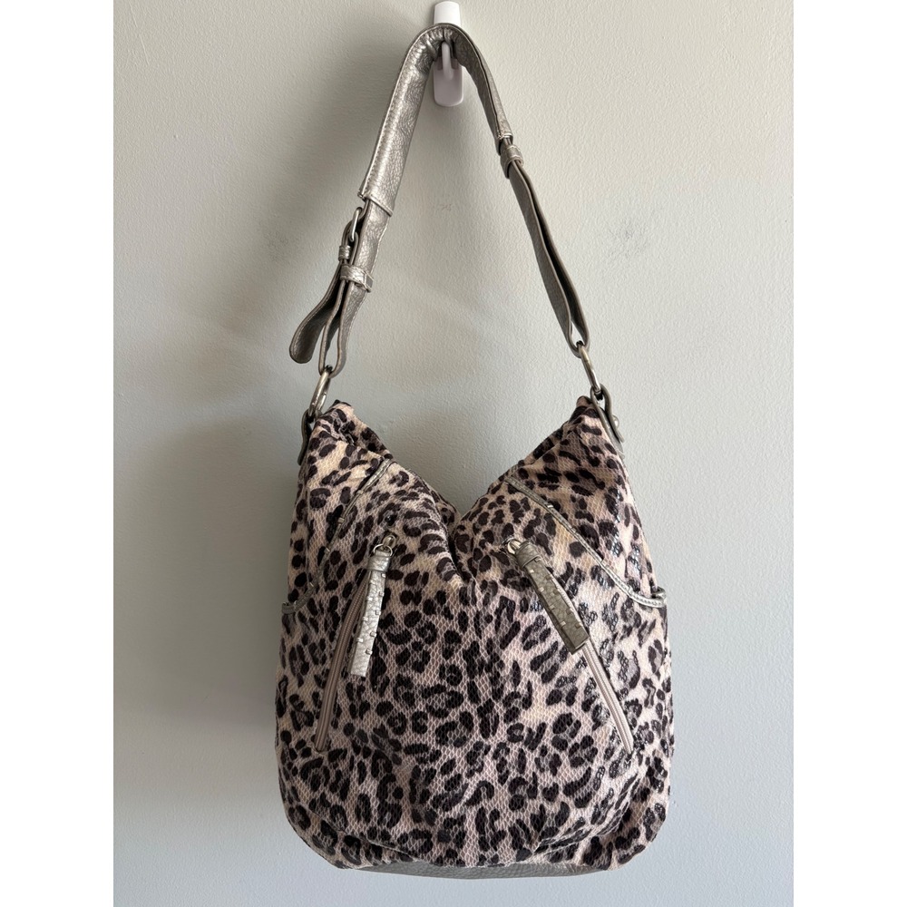 Leopard Print Y2K Style Slouchy Hobo Shoulder Bag